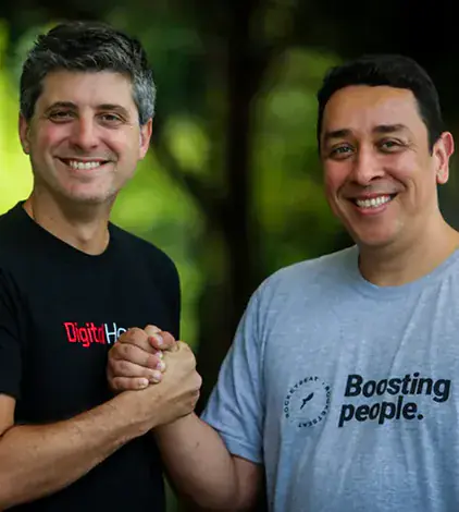 Anúncio da fusão Digital House e Rocketseat.