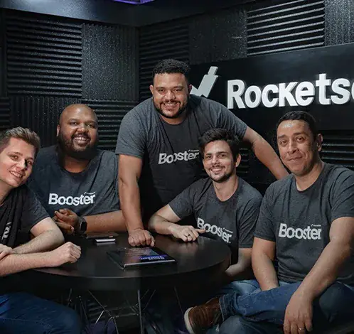 Sócios da Rocketseat reunidos.